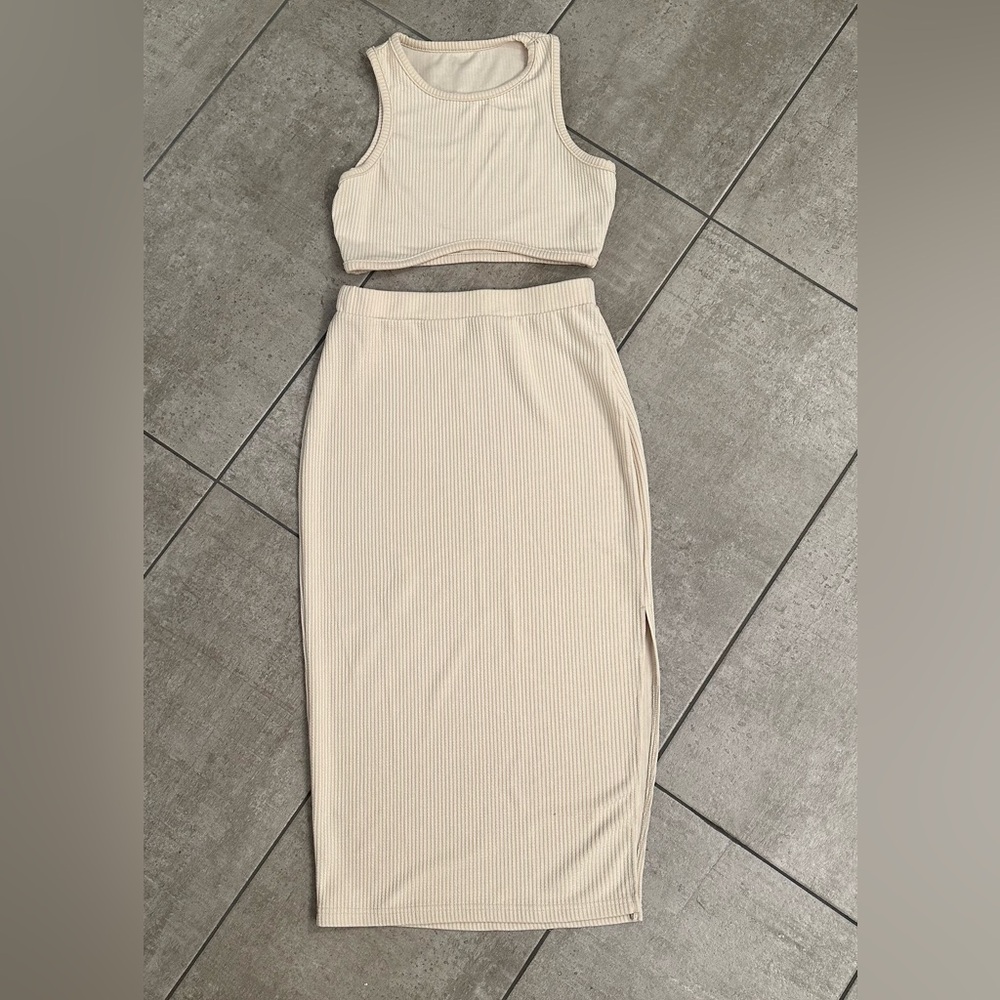 Shein Midi Skirt & Tank Set